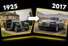 Classic car transforming into a modern model for AI car evolution video creation