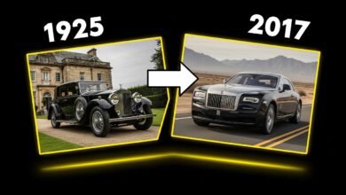 Classic car transforming into a modern model for AI car evolution video creation