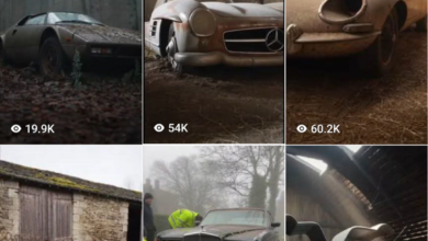 ASMR car restoration video creation process using ChatGPT, ImageFX, and Grok AI tools to turn an abandoned car into a fully restored vehicle.