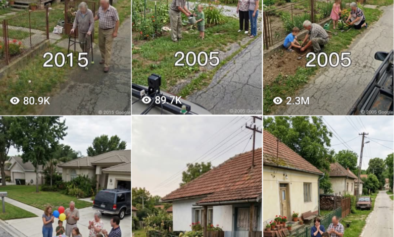 AI generated time-lapse life story showing a person’s journey through different life stages