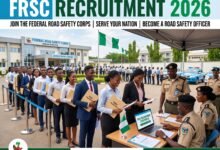 FRSC Recruitment 2026 application guide showing Federal Road Safety Corps recruitment process in Nigeria