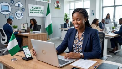 Federal Government CREDICORP CLICK-D laptop loan programme for Nigerians.