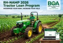 RH-NAMP 2026 tractor loan application through the Bank of Agriculture Nigeria
