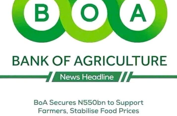 FG Approves #550 Billion For Bank Of Agriculture To Support Farmers
